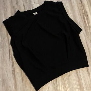 Black Sleeveless Women's Top